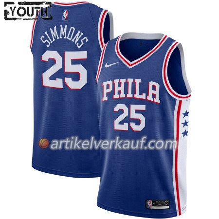 NBA Philadelphia 76ers Trikot Ben Simmons 25 Nike 2019-2020 Icon Edition Swingman - Kinder
